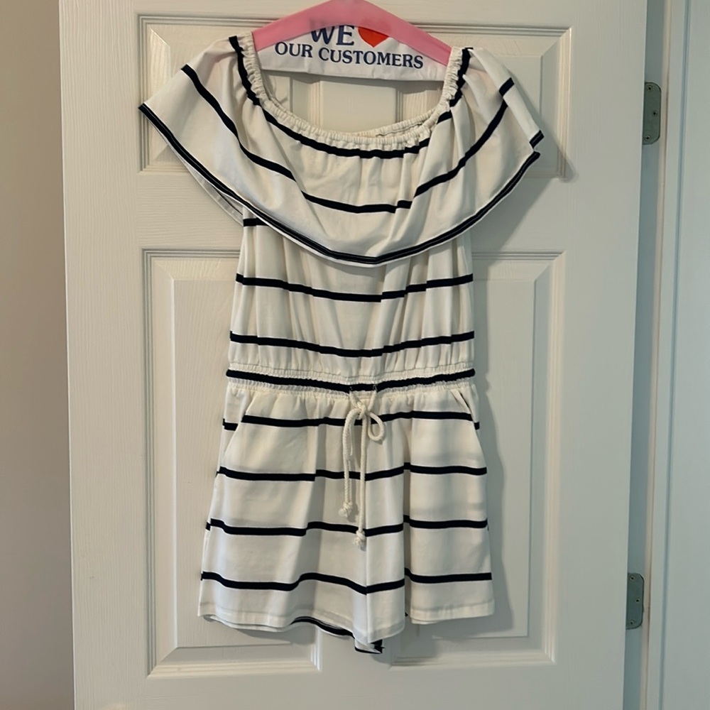 Romper, off the shoulder, shorts